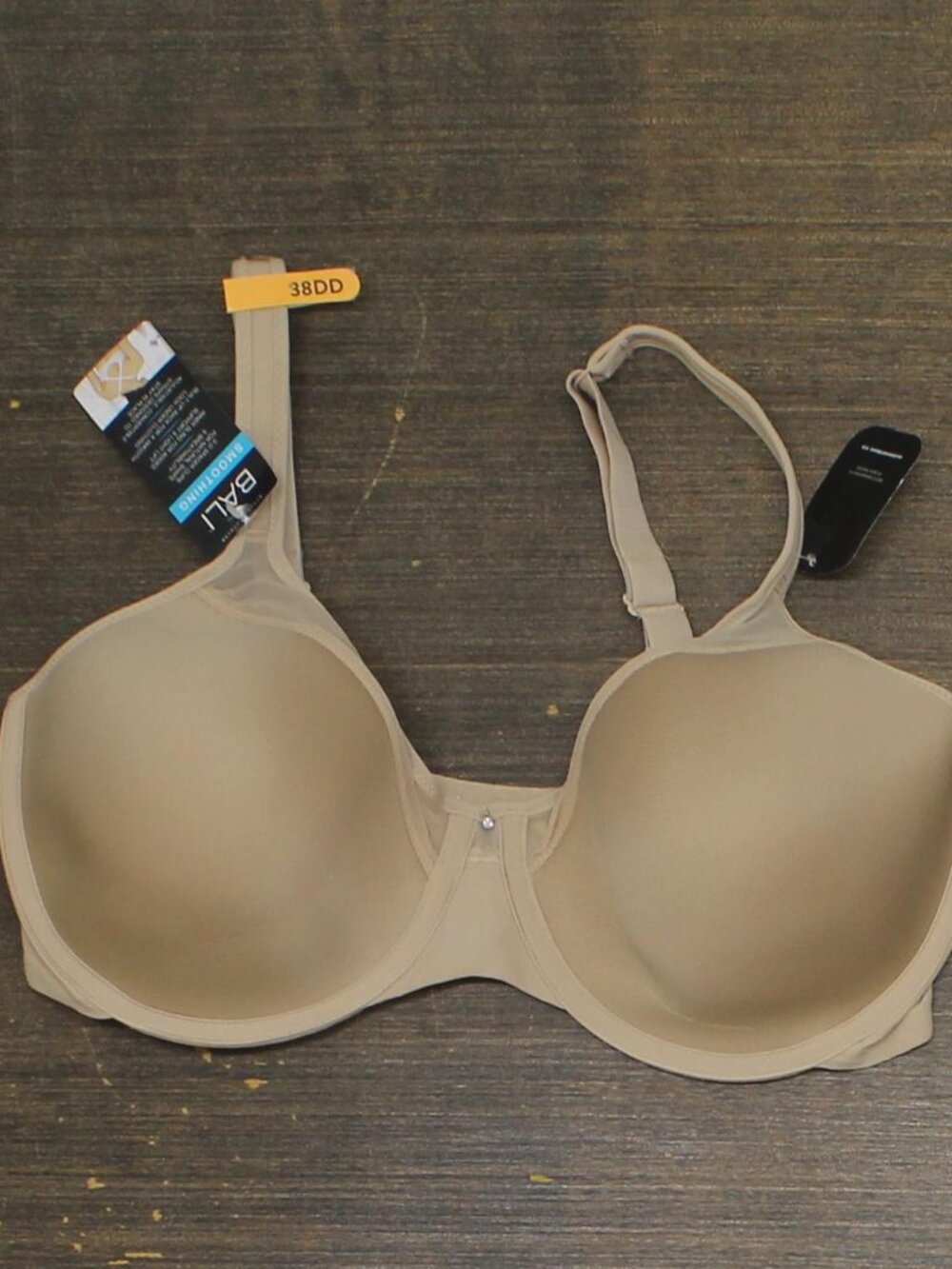 Bali Brown One Smooth U Ultra Light Convertible Full Coverage Bra